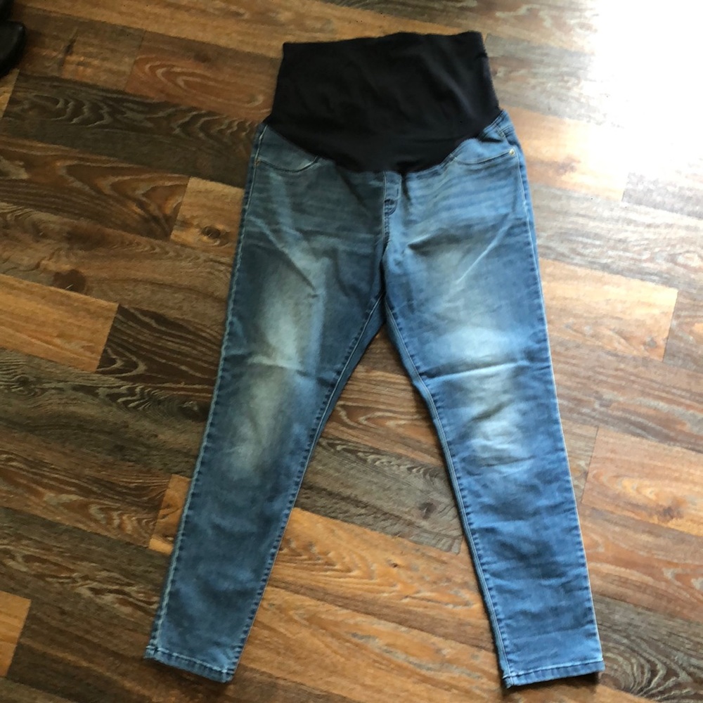 Full band maternity jeans
